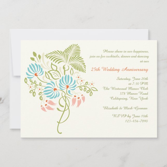 Flower Fantasy Invitation (Front)