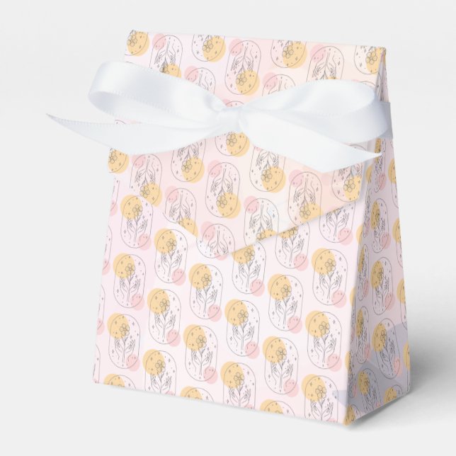 Flower Favor Boxes (Front Side)