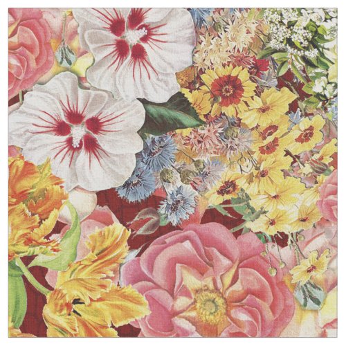 Flower Festival Mirrored Grande Fabric