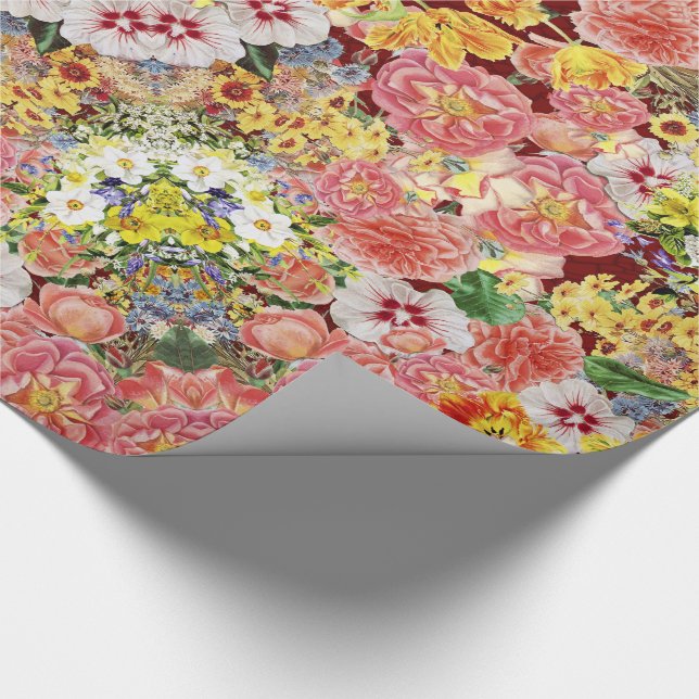 Flower Festival Wrapping Paper (Corner)