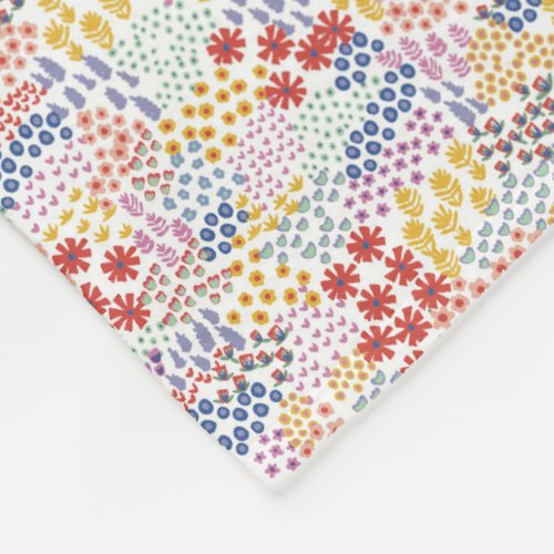 Flower Field Fleece Blanket