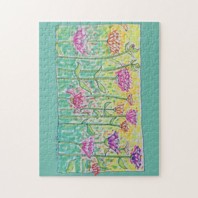 Flower Field Jigsaw Puzzle (Vertical)