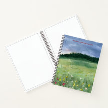 Flower Field Landscape Spiral