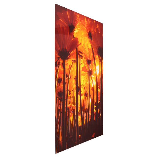 Flower Field Metal Print (3/4)