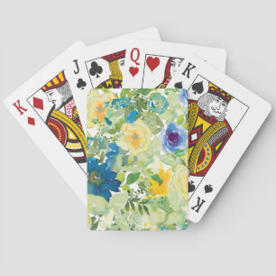 Flower Field Poker Cards