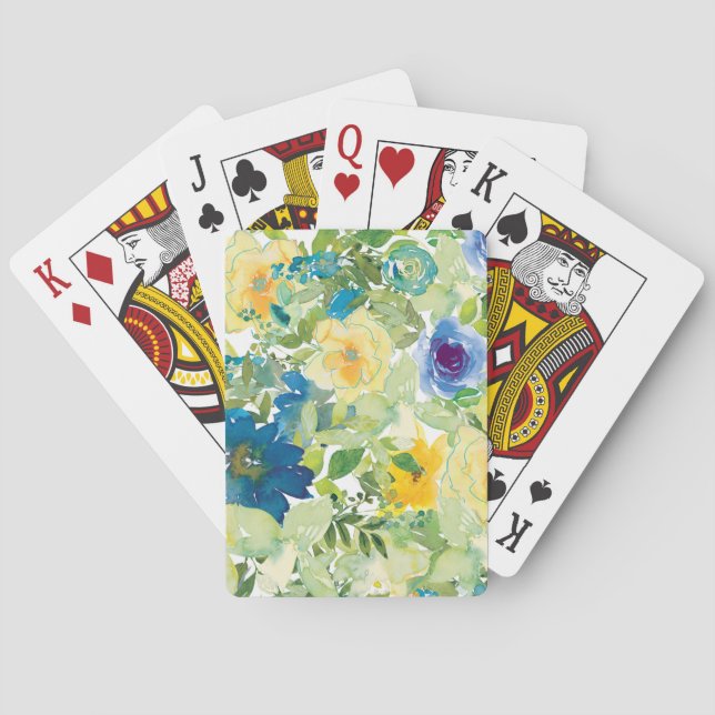 Flower Field Poker Cards (Back)