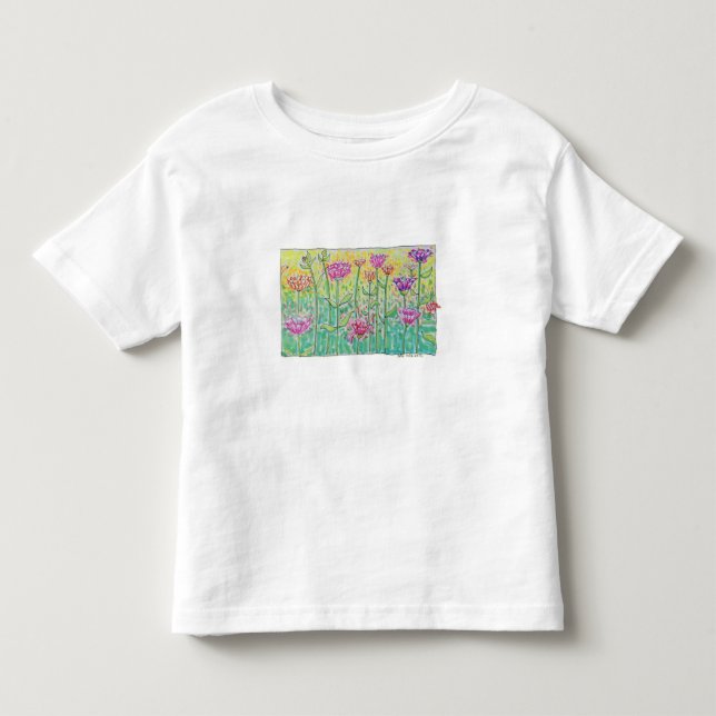 Flower Field Toddler T-shirt (Front)