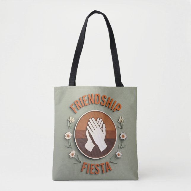 Flower Fiesta Tote Bag (Front)