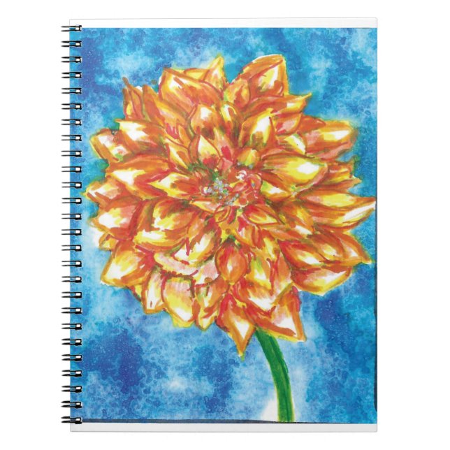 Flower Flame Notebook (Front)