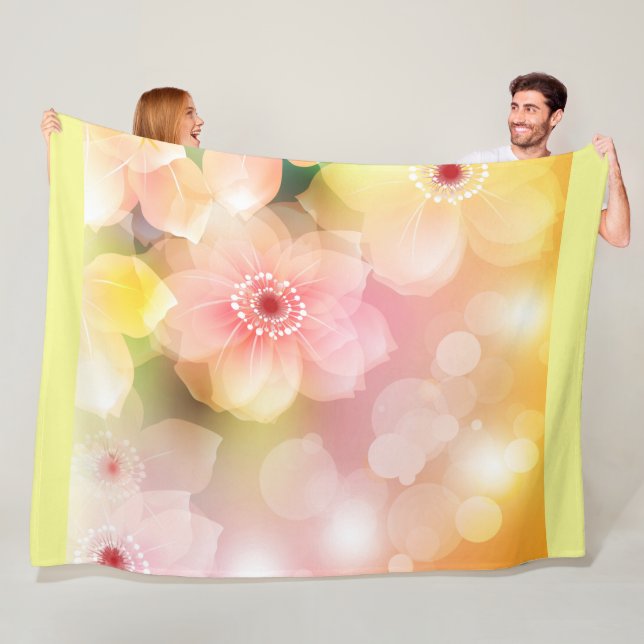 Flower Fleece Blanket (In Situ)