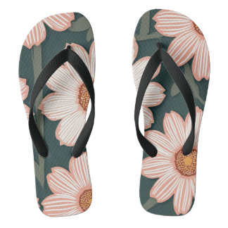  flower flip flops