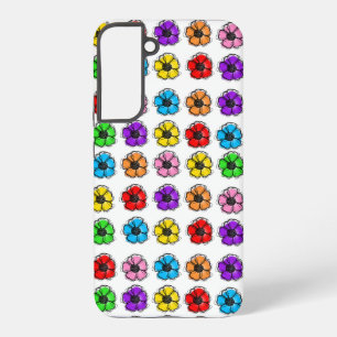 Flower Floral Doodle Line Art Watercolor Abstract  Samsung Galaxy S22+ Case