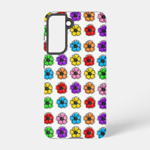 Flower Floral Doodle Line Art Watercolor Abstract  Samsung Galaxy S21 Case