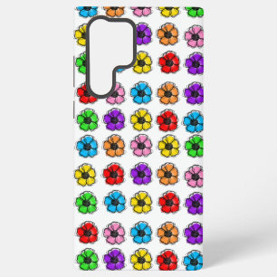 Flower Floral Doodle Line Art Watercolor Abstract  Samsung Galaxy S22 Ultra Case