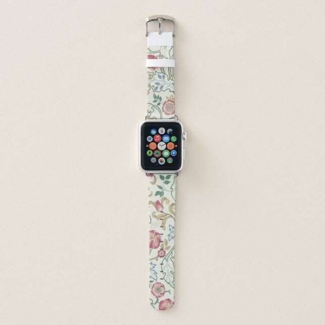 Flower, Floral Pattern, William Morris Apple Watch Band (Front)
