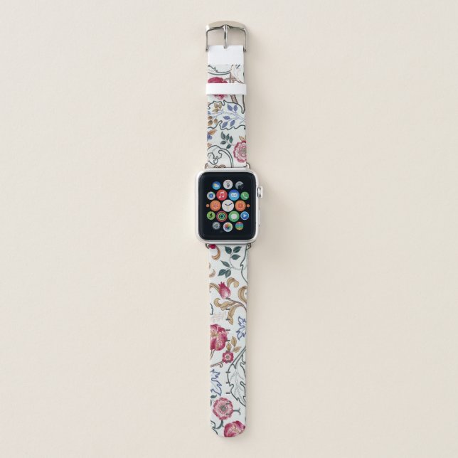 Flower, Floral Pattern, William Morris Apple Watch Band (Front)