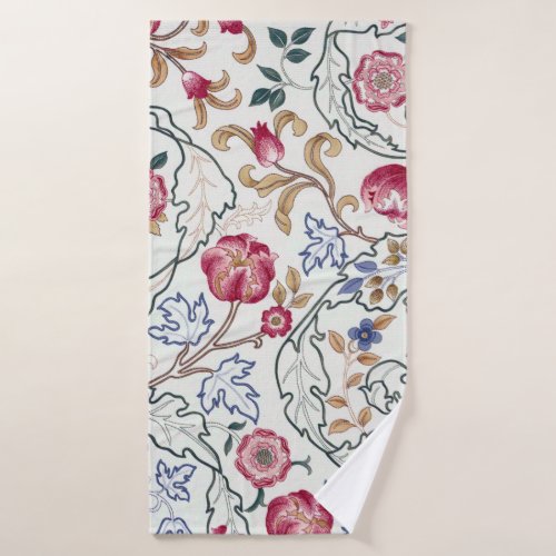 Flower Floral Pattern William Morris Bath Towel