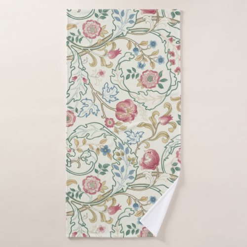 Flower Floral Pattern William Morris Bath Towel