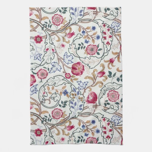 Flower Floral Pattern William Morris Kitchen Towel