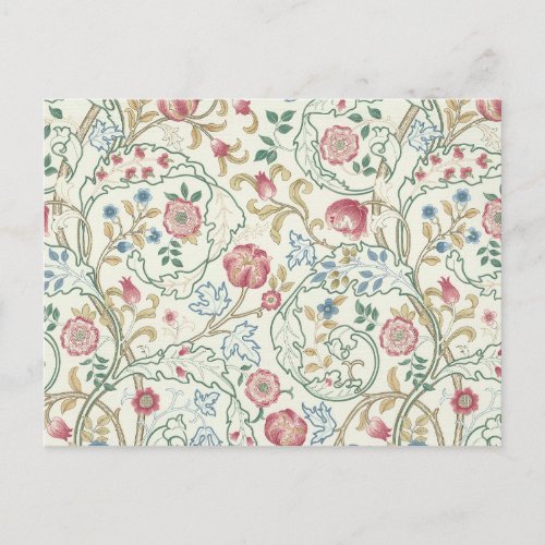 Flower Floral Pattern William Morris Postcard