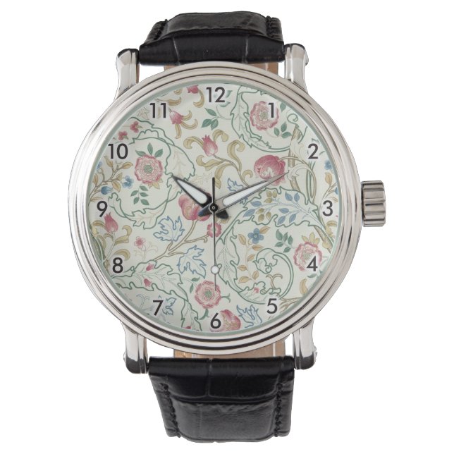Flower, Floral Pattern, William Morris Watch (Front)