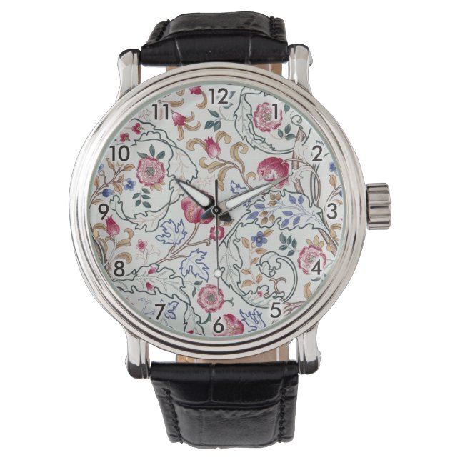 Flower, Floral Pattern, William Morris Watch (Front)