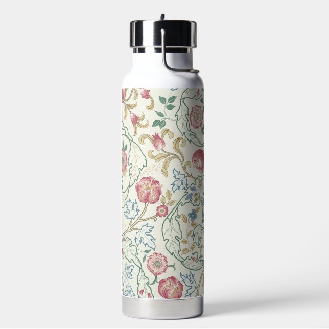 Flower, Floral Pattern, William Morris Water Bottle (Left)