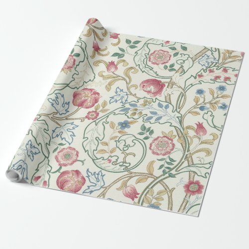 Flower Floral Pattern William Morris Wrapping Paper