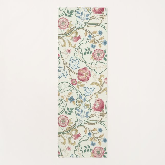 Flower, Floral Pattern, William Morris Yoga Mat (Front)