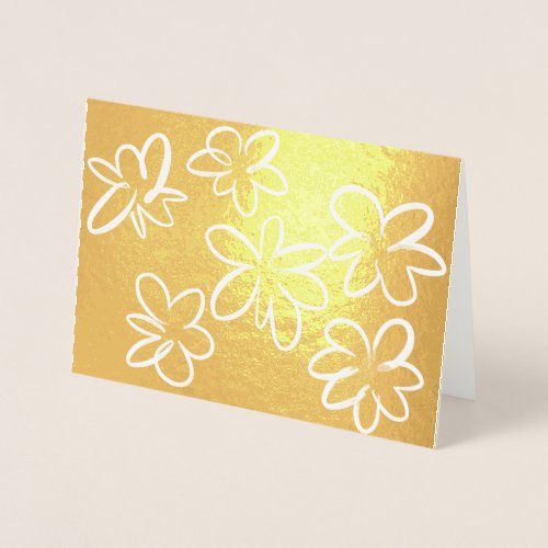 Flower Foil Card