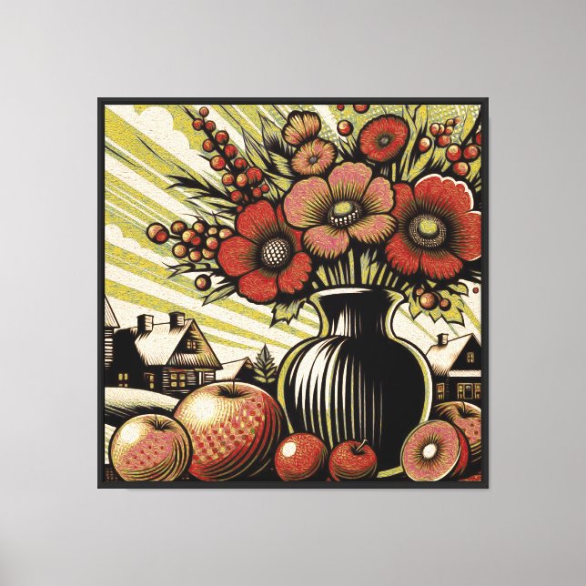 Flower Foundation Canvas Print (Front)