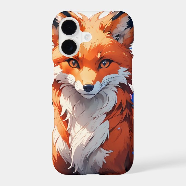 Flower Fox Iphone Case (Back)