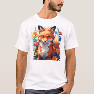 Flower Fox T-Shirt