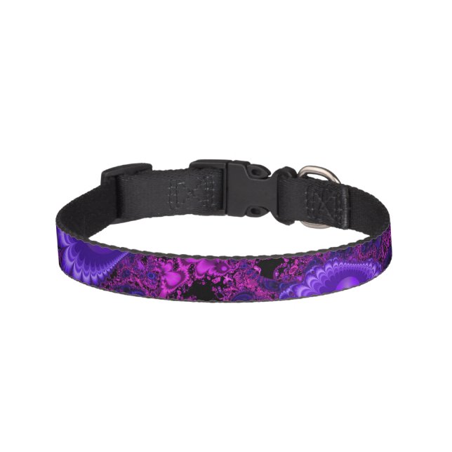 Flower Fractal Dog Collar (Front)