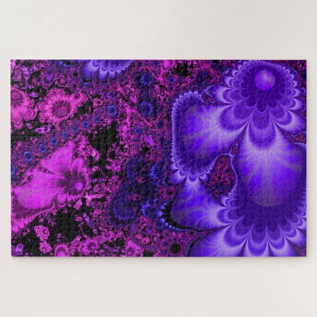 Flower Fractal Jigsaw Puzzle (Horizontal)
