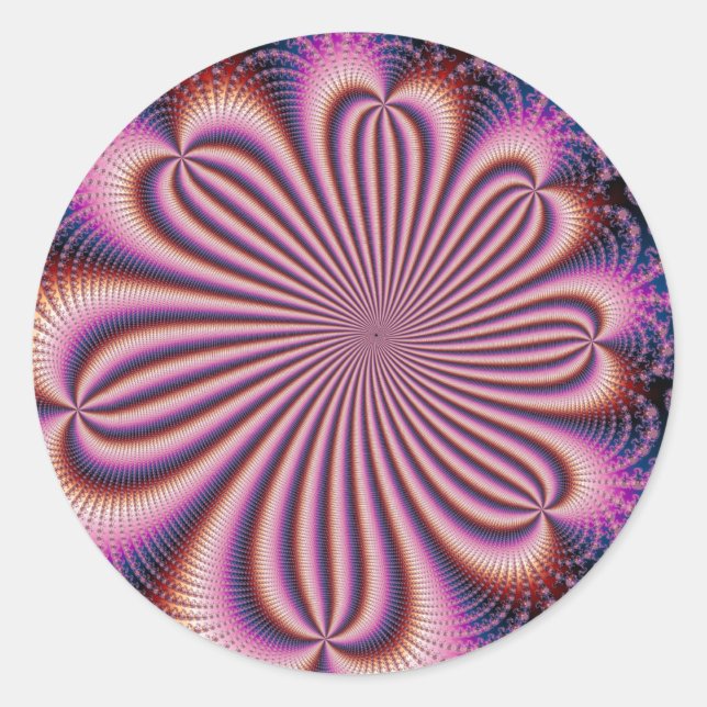 Flower - Fractal Sticker (Front)