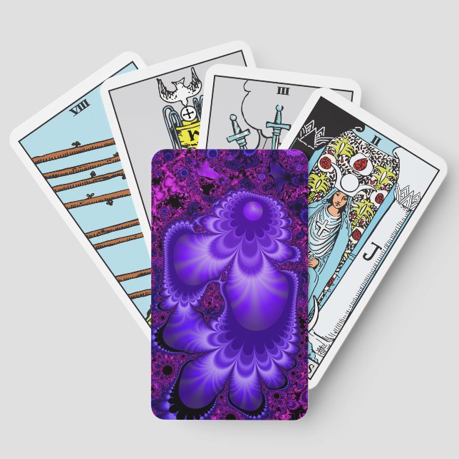 Flower Fractal Tarot Cards (Back)