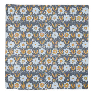 Flower Fragments Duvet Cover