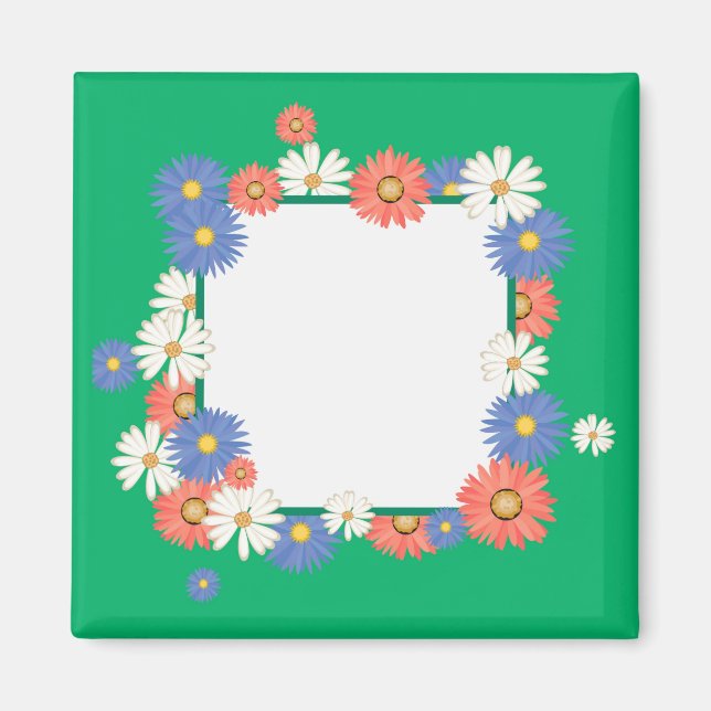 Flower frame magnet (Front)