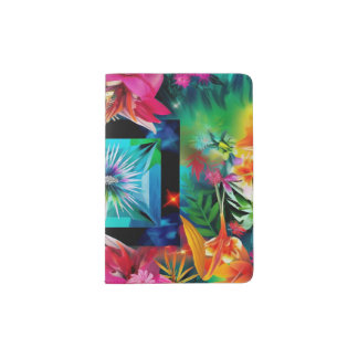 Flower Frenzy Passport Holder