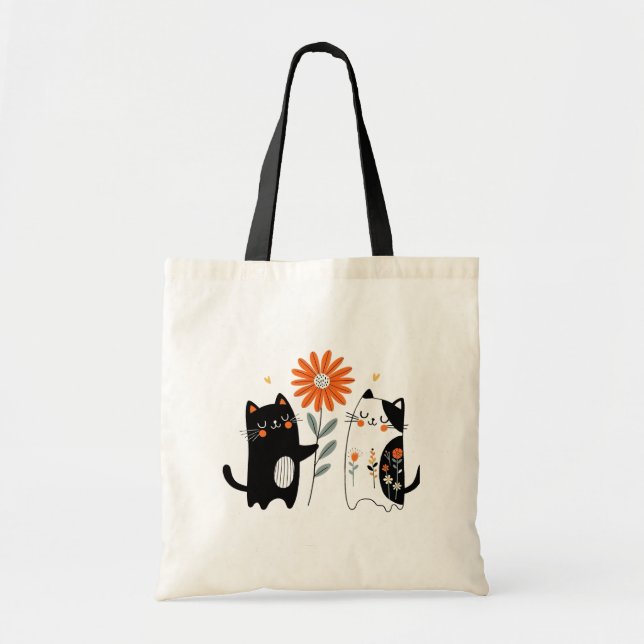 Flower Friends Tote Bag (Front)