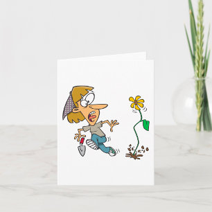 Flower Fright Card