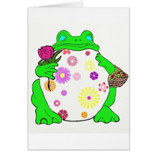 Flower Frog Cards
