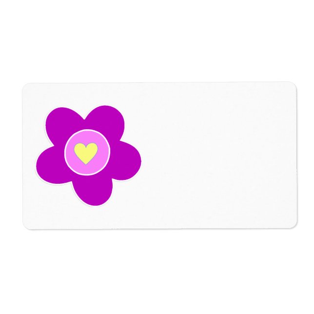 Flower Fun Label (Front)