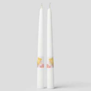 Flower funeral memorial taper candle