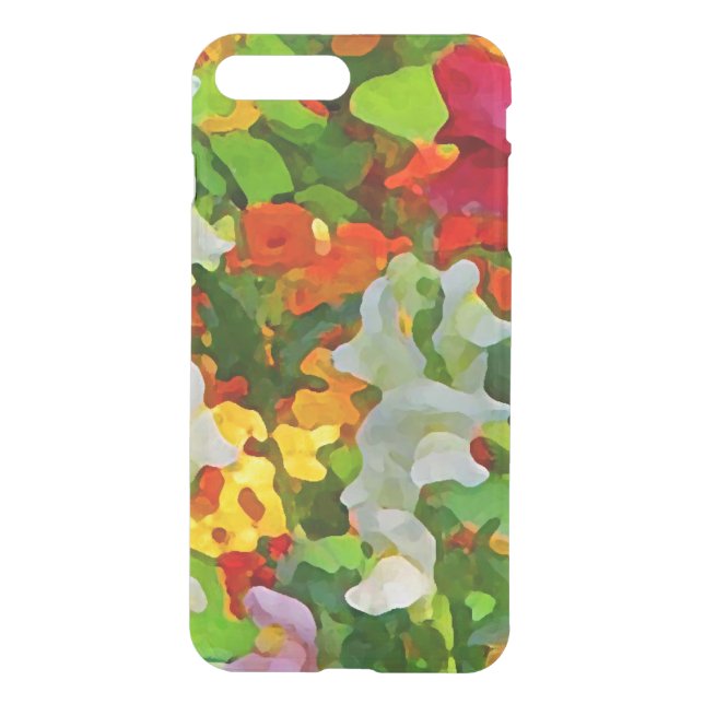 Flower Garden Abstract Floral iPhone 8/7 Plus Case (Back)