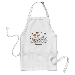 Flower Garden Adult Apron