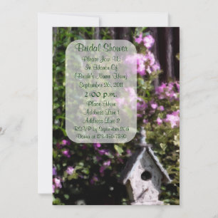 Flower Garden Art Bridal Shower Invitation