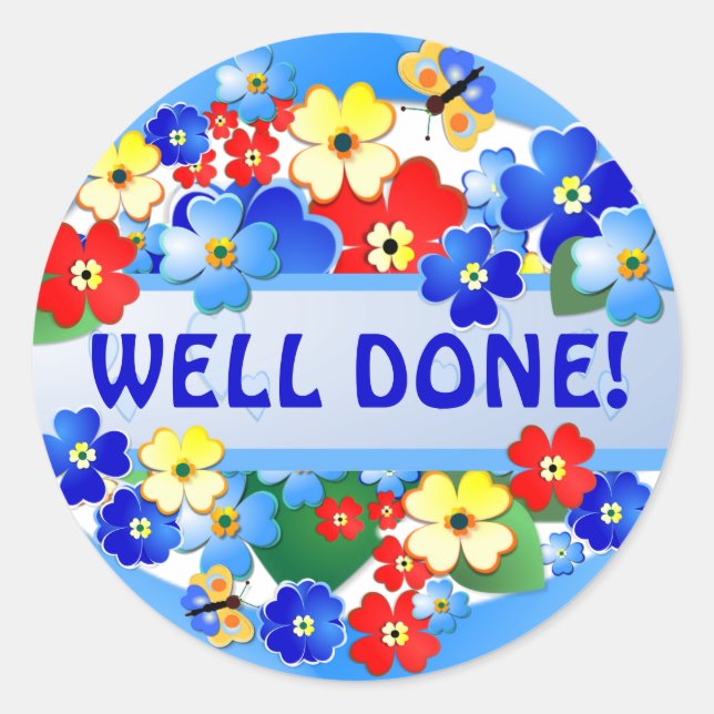 Flower Garden ~ Award Sticker (Front)