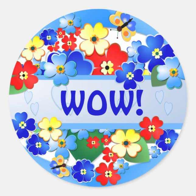 Flower Garden ~ Award Sticker # 4 (Front)